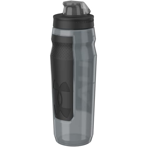 Under Armour 32oz Playmaker Squeeze Water Bottle - color: Pitch Grey