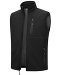 Outdoor Ventures Men's Running Golf Vest Outerwear Lightweight Windproof - color: Black, size: X-Large