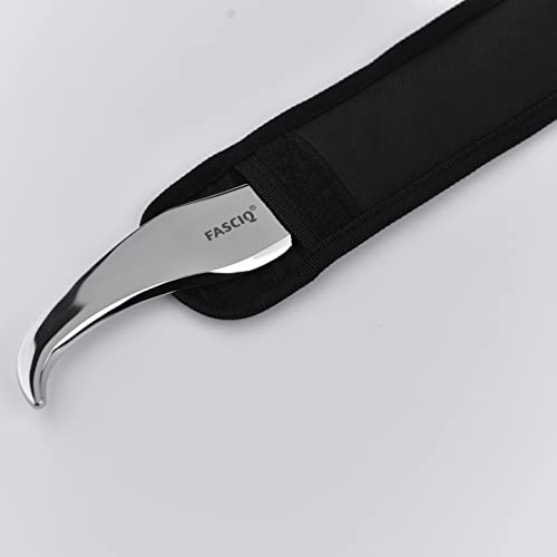 FASCIQ IASTM Tool Mustache, Soft Tissue Release and Mobilization, Stainless Steel - style: Mustache