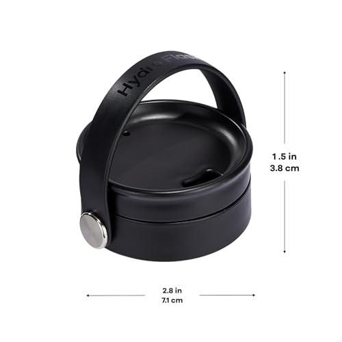 Hydro Flask Lid – Flex Sip Replacement Lid for Wide Mouth Water Bottles - Coffee Lid Accessory Black - color: Black, style: Flex Sip Lid