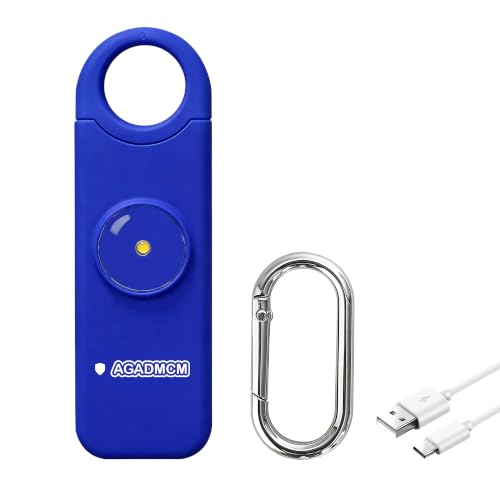 Rechargeable Personal Safety Alarm for Women - color: Navy Blue