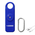 Rechargeable Personal Safety Alarm for Women - color: Navy Blue
