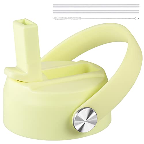 Hydro Flask Wide Mouth Straw Lid, Replacement Cap for 12-40 oz, Pineapple - color: Pineapple