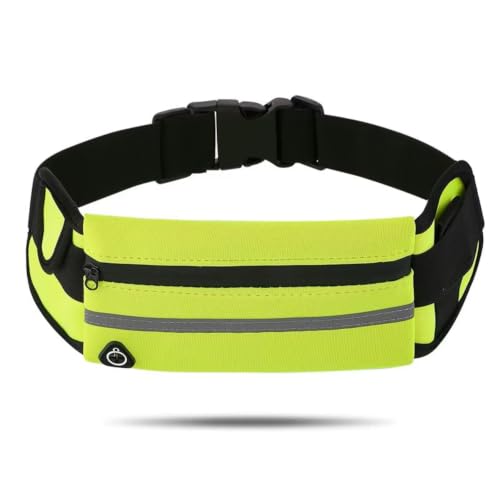 Sport Waist Pack Hydration Running Belt with Water Bottle Holder - color: Green