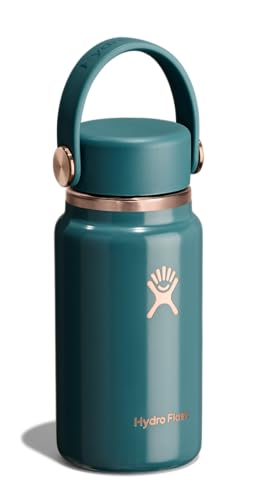 Hydro Flask Micro Bottle - Leak Proof Purse or Pocket Flask - Insulated Mini Water Bottle 6.7 Oz Sea Rose Gold - color: SEA ROSE GOLD