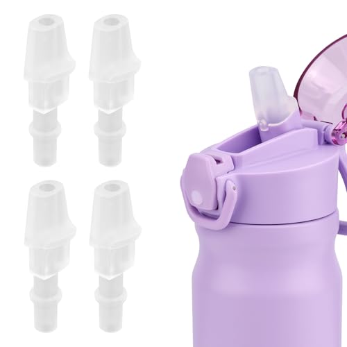 4pcs Water Bottle Mouthpiece Replacement Compatible with BJPKPK 18oz, 25oz