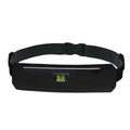Amphipod AirFlow MicroStretch Plus Belt, Ultra-Light Runners Waist Pack - color: Black/Silver