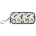 Fisyme Cartoon Puffin Bird Pencil Case Large Capacity Pen Box Makeup Pouch Holder Organizer Stationery Bag for School Office College Traval - color: Multicolor-Eggshell