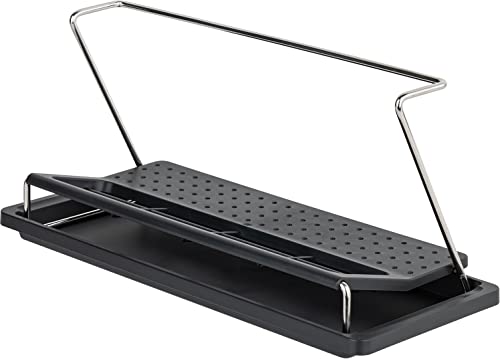 carrotez Bottle Drying Rack with Drain Tray, Black - color: Black