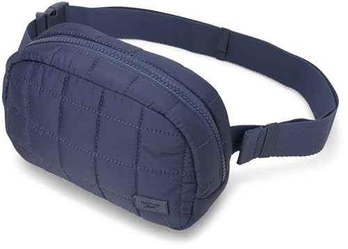 Reebok Belt Bag Fanny Pack for Women & Men, Adjustable Crossbody - color: Case Dusty Indigo