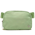 Pander Crossbody Belt Bag for Women and Men, Travel and Everyday Use - color: Green Asparagus