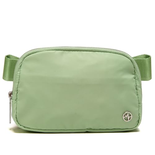 Pander Crossbody Belt Bag for Women and Men, Travel and Everyday Use - color: Green Asparagus