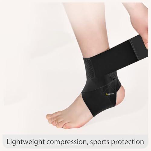 Ankle Support Brace Adjustable Wrap,Plantar Fasciitis Relief Achilles Tendonitis Brace for Pain Relief & Injury Healing,Preventing Sprains and Fixing Ankles（1 PACK） (Medium)