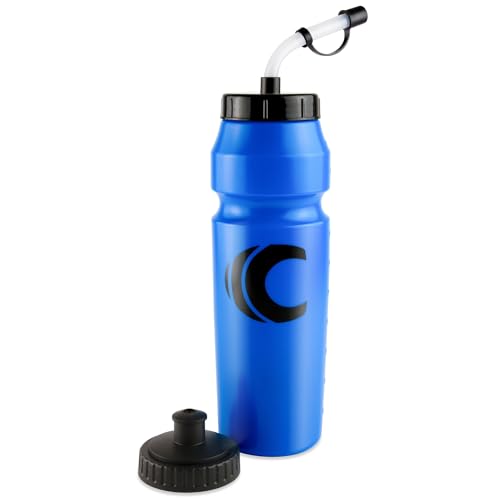 Cannon Sports 1 Liter Sports Water Bottle, 2 Lids, BPA-Free (Royal Blue) - color: Royal Blue