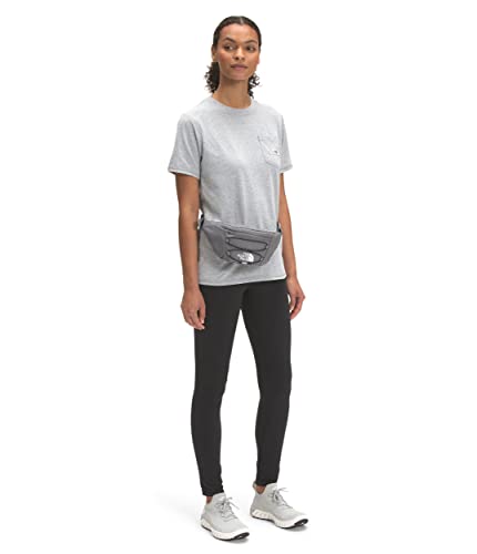 THE NORTH FACE Jester Lumbar Pack | Fanny Pack With Water Repellent Finish, 2.2 Liters, Crossbody Adjustable Strap - color: Zinc Grey Dark Heather/Asphalt Grey