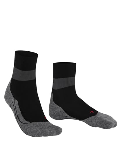 FALKE Women's RU Compression Running Socks, 1 Pair - color: Black (Black-mix 3010), size: 5-6