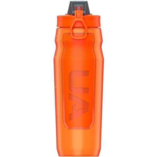 Under Armour 32oz Playmaker Squeeze Water Bottle - color: Blaze Orange/Blaze Orange