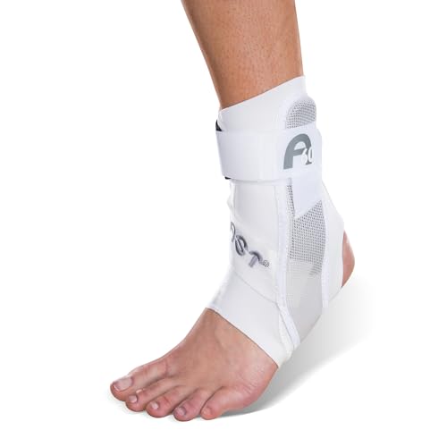 AIRCAST A60 Ankle Support Brace, Left Foot, White, Medium - color: White, size: Medium