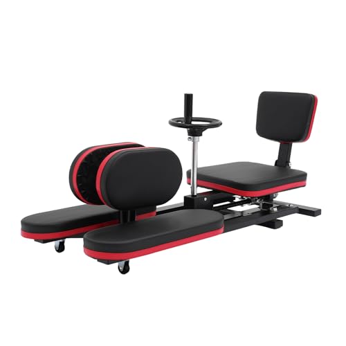 Hip Stretcher for Flexibility Stretching Equipment - color: Black+Red-220lbs