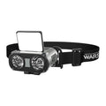 WARSUN MD9 Multi-Use Headlamp Rechargeable LED – Cap & Bike Mount, COB, Motion Sensor, 5 Modes, 800 Lumens or Camping, Fishing, Hiking - color: Gray