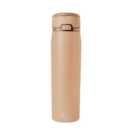 Simple Modern Water Bottle with Straw & Handle | 24oz | Tan - color: -Desert, size: 24 Ounces