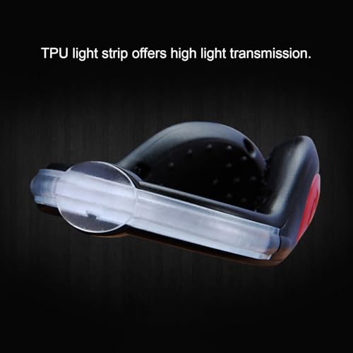 LED Shoes Clip Lights, USB Charging Clip On Shoe Lights, Safety Night Running Gear for Walking Jogging Biking Cycling Biking Accessories - color: Red