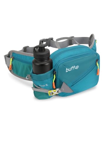 Lightweight Sports Fanny Pack with Bottle Holder,Waist Pack for Hiking,Running,Cycling & Outdoor Adventures (Turquoise) - color: Turquoise