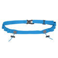 Bib Belt, Number Holder Sport Bib Holder w/ 6 Gel Loops Sky Blue - color: Sky Blue