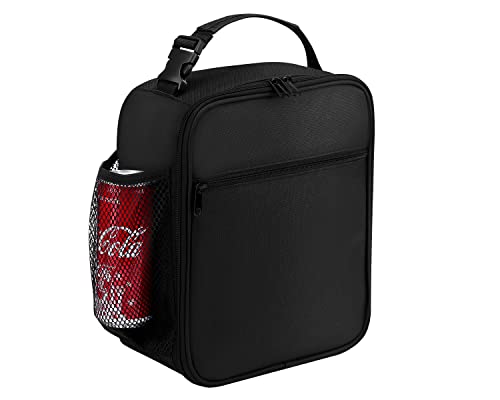 ZM-YOUTOO Lunch Box for Men - Reusable Lunch Bag Men Adult Women- Insulated Small LunchBox - color: Black