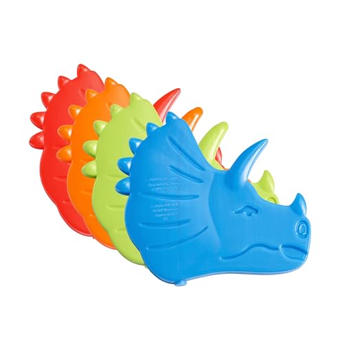 Cool Coolers by Fit & Fresh Reusable Kids Lunch Box Ice Packs, 4pk - color: Multicolor Dinosaur, size: 4 Pack
