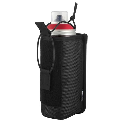 1680D Black Spray Can Belt Holster, 1 Pack Spray Bottle Holder with Metal Belt Clip for 12Oz 2X Ultra Cover Spray Paint (Case Only)