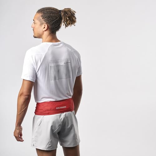 Salomon Unisex Pulse Trail Running Storage Belt - High Risk Red - L - color: RED, size: Large