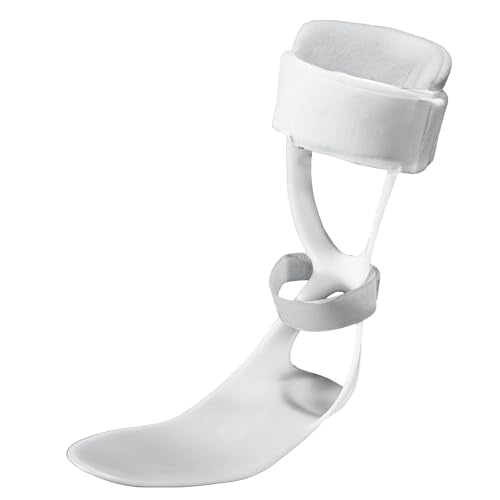 Brace On Swedish Deluxe Polyethylene AFO Brace for Foot Drop, Adult - style: Men Left