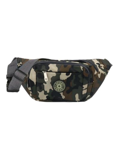 AIBEARTY Fashion Fanny Pack Small Checkered Waist Pack Belt Waist Bag Pack Pouch with Adjustable Strap for Sport Running,Camping,Trip - color: Camouflage 04
