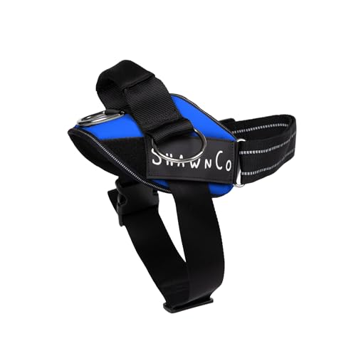 ShawnCo Essential Pro Dog Harness, No-Pull Pet Vest (Electric Blue, S) - color: Electric Blue, size: S