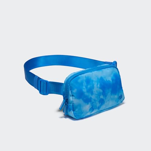 Pander Nylon Fanny Pack for Women, Two-Way Zipper Crossbody Bag - color: Cloud Blue