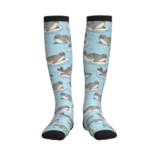 Compression Socks Circulation 15-20 Mmhg Knee High - color: Seals