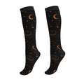 Compression Socks, Unisex 15-20 mmHg Knee High Support Socks - color: Galaxy1