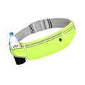 Slim Running Belt for Women Men,Runners Fanny Pack Phone Holder,Money Belt,Running Gear Accessories,with 3 Pockets (Grass green) - color: Grass green