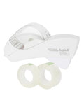 Eagle Automatic Tape Dispenser, Handheld & Portable Design, Office Tape Gun, One-Handed Operation with Safety Blade for Office, Home, DIY or Packaging (Includes 2 Free Tapes)(Snowy White) - color: Snowy White