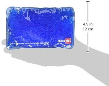 Theramed Gel Ice Pack Beads, Dual Sided Reusable Hot Cold Pack, Ice Pack For Back, Arm, Knee, Shoulder, Elbow