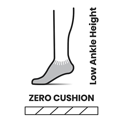 Smartwool Women's Run Zero Cushion Low Ankle Socks - color: Black, size: Large