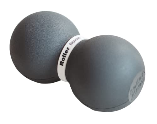 Roller Fitness Infinity Roller, Peanut Foam Roller, Large 8-Inch Double Massage Ball Exercise Roller (Gray - Soft) - style: Gray - Soft