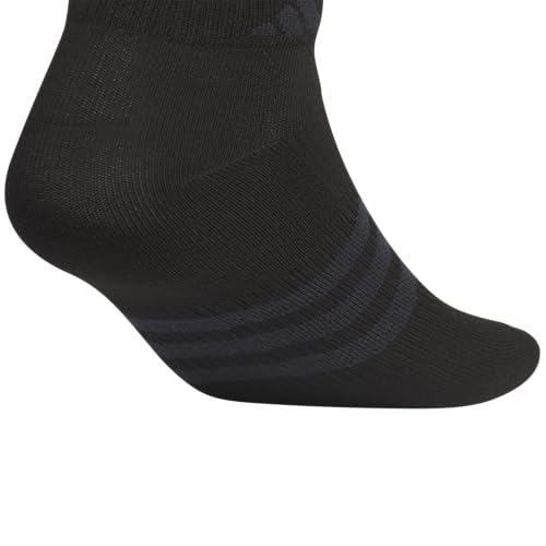 adidas Men's Superlite Low Cut Ankle Socks 6 Pairs - color: Black/Night Grey/3, size: Medium