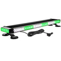 WOWTOU Roof Safety Flashing 56 LED Green White Emergency Strobe Light Bar - color: Green / White