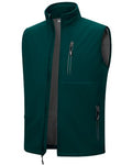 Outdoor Ventures Men's Running Golf Vest Outerwear Lightweight Windproof - color: Dark Green, size: Medium