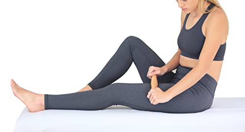 Body Back Wooden Foot Roller - Wood Therapy Massage Tool For Plain Relief - style: 2-Pack