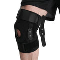 Hinged Knee Brace for Men Women, Adjustable Compression Knee Seeve Patellar Tendon Support Strap, Knee Support Meniscus Knee Brace Knee Brace with Side Stabilizers Knee Brace for Meniscus Tear, Rodilleras Para Dolor de Rodillas (Large) - size: Large
