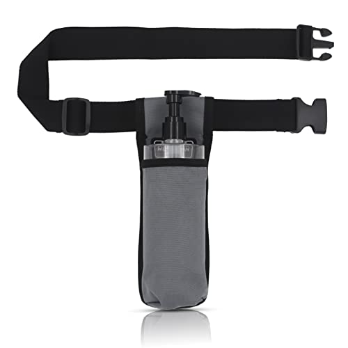 Massage Oil Holster, Adjustable and Durable Massage Holster, Bag only, Bottle not Included - color: Gray