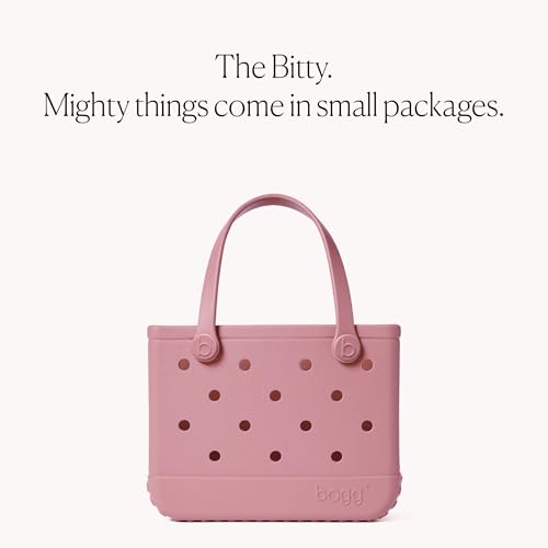 BOGG BAG Bitty Small Tote – 11” x 8.5” x 4.5” – Essential Bags for Beach, Pool, Boat, Sports, Tailgating, Cruise, Travel - color: Blushing